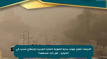 الأرصاد تعلن موعد بداية الموجة الحارة الجديدة وارتفاع شديد في الحرارة.. هل أنت مستعد؟